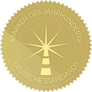 Auszeichnung als Marke des Jahrhunderts Auszeichnung als Marke des Jahrhunderts